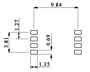 5V 700kPa amplificou a pressão atmosférica do sensor da saída análoga 1